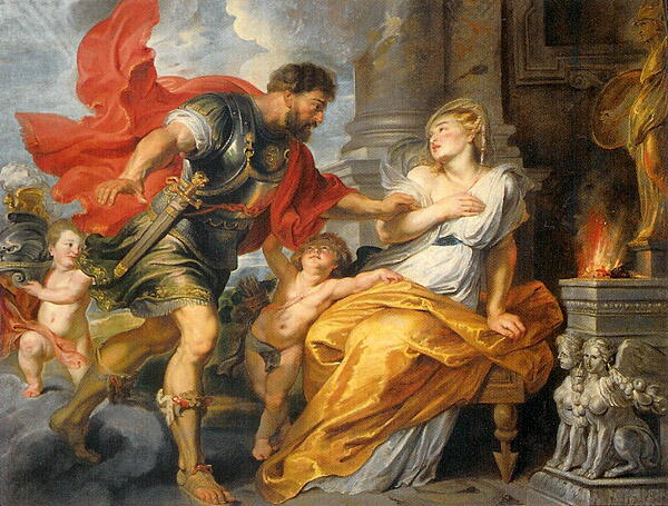 フローラ、1030x630 (古代ローマ都市で見つかったフレスコ画の複製) フローラ（フレスコ画） : Renaissance