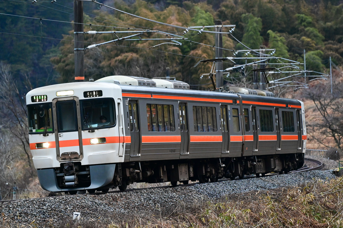 画像内容 中央西線 8084レ EF64-1037＋EF64-1020＋タキ14B 2024.1.17