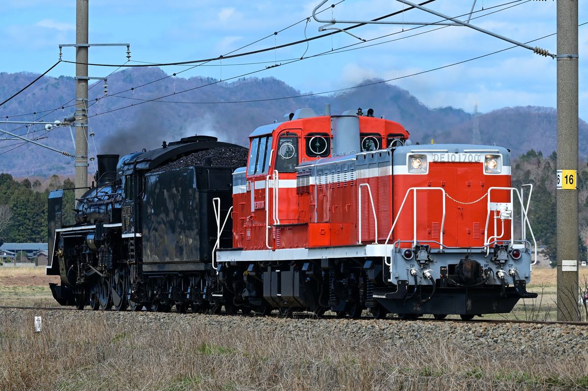 新潟遠征②】SL＆EL村上ひな街道号を追いかけて - 長都温泉の鉄道撮影記