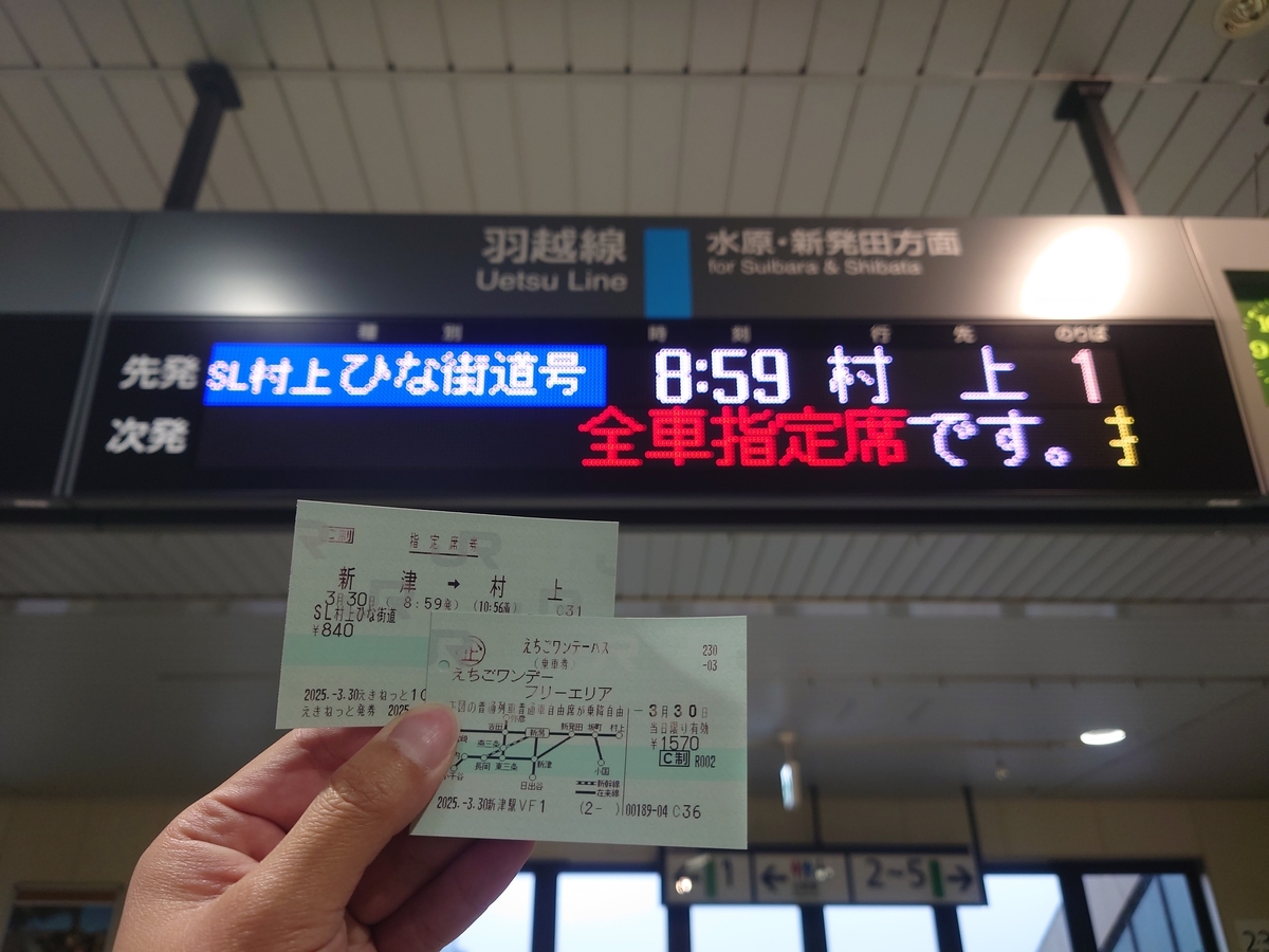 新潟遠征④】SL村上ひな街道号に乗って - 長都温泉の鉄道撮影記
