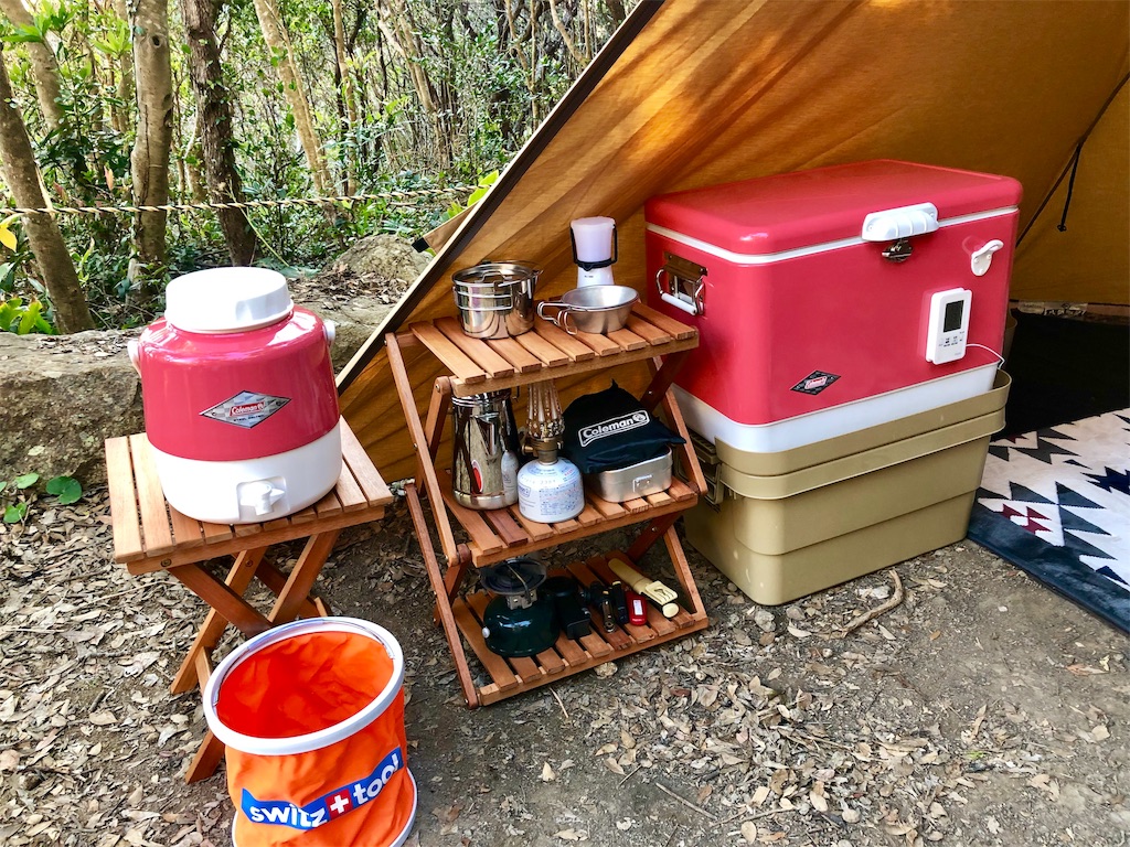 Daiki 木製三段ラック はキャンプの定番アイテムです コーナン三段ラックとも比較してみた Osrキャンプのブログ