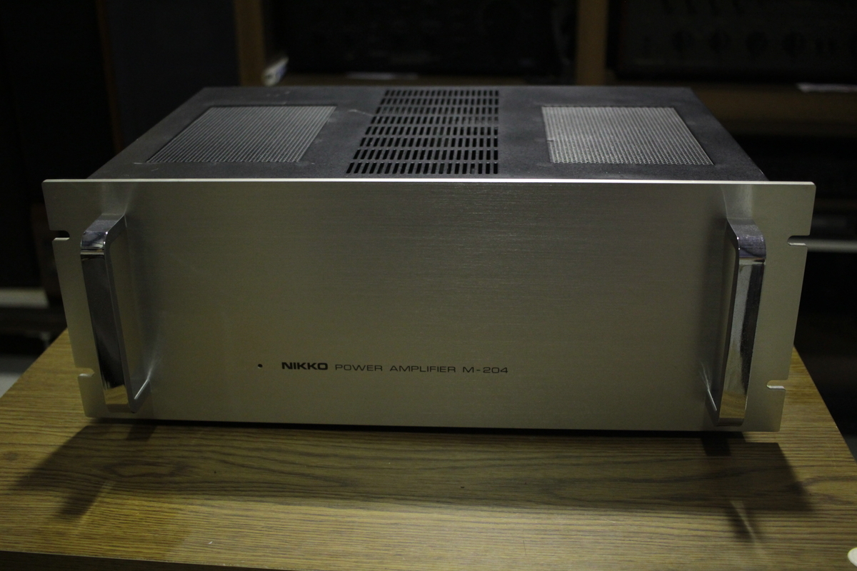 NIKKO M-204 A級増幅DCパワーアンプ 好みの音なんだが残念な結果 連続