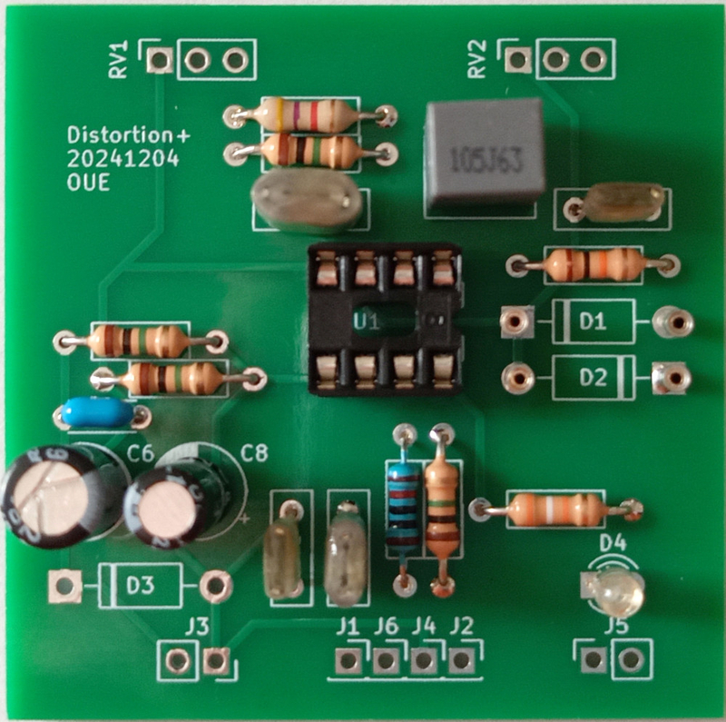 名機 MXR Distortion+ を作ろう 20241204版 - OUE