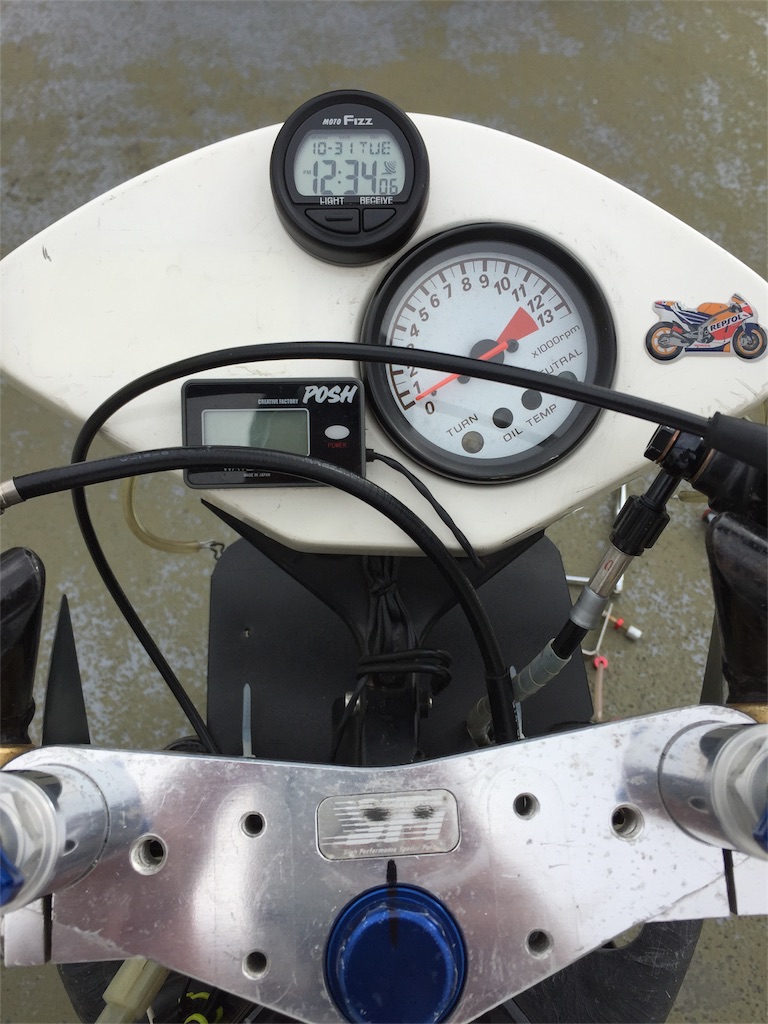 QSTARZ GPS LAP TIMER 6000S NSR50へ取り付け - OVER300km