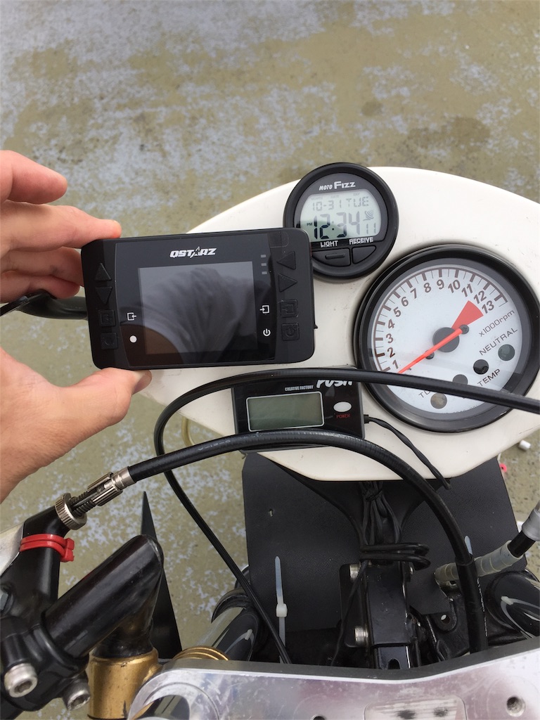 QSTARZ GPS LAP TIMER 6000S NSR50へ取り付け - OVER300km
