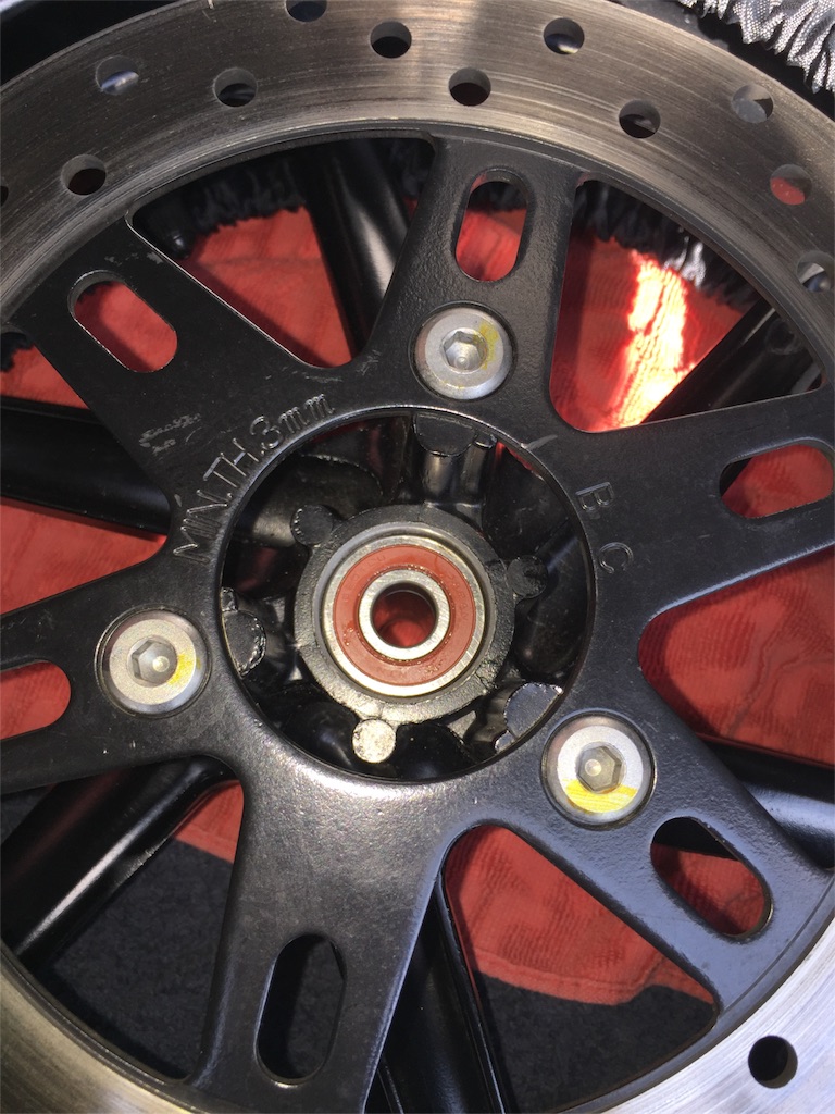 NSR50 ホイールベアリング交換 - OVER300km