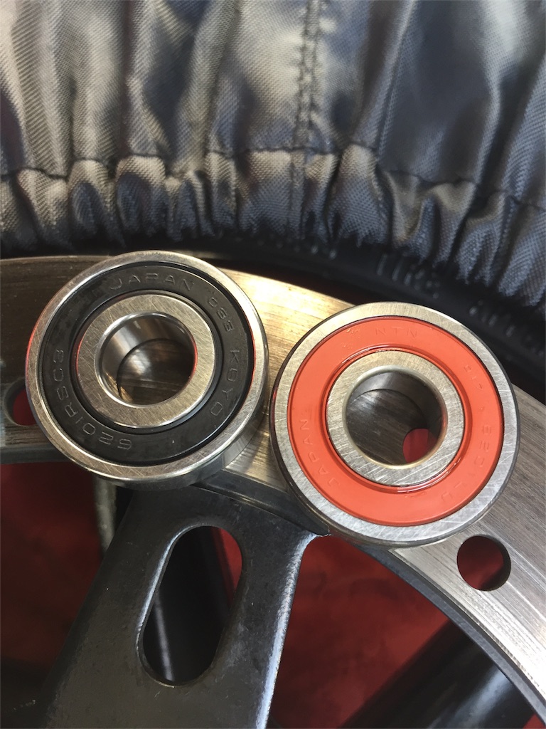 NSR50 ホイールベアリング交換 - OVER300km NSR50 ホイールベアリング交換 - OVER300km