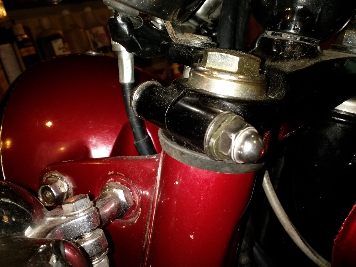CB250エクスポートフロントフォーク K4 フロントフォークオイル交換 - 秘密基地OVERFLOW