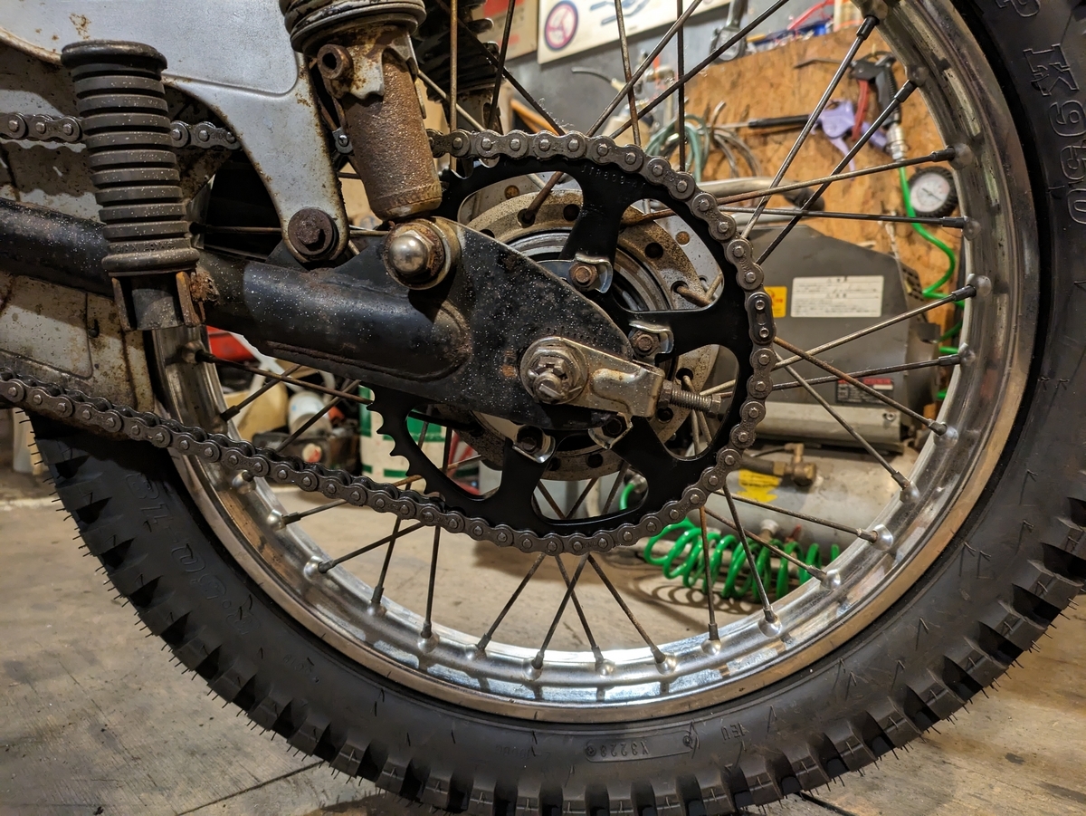 かのみ バイク 駆動系 リアスプロケット スチール 525-50T 750SS 525con