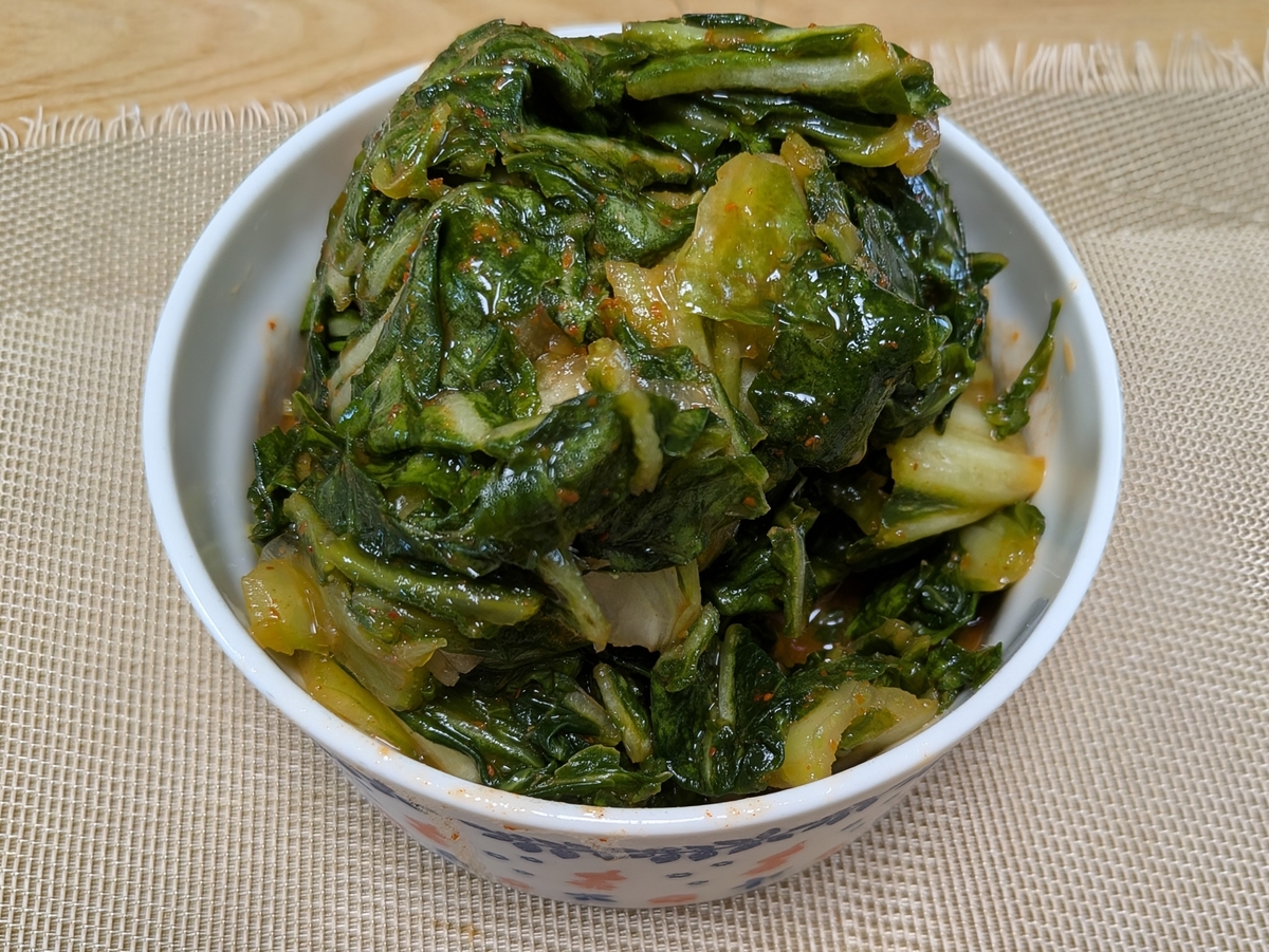 キムチ　数日たつと味がなじんで美味しくなりました