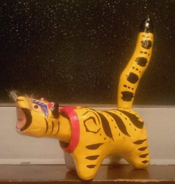 張り子虎 出雲の民芸 張り子の虎 - 郷土玩具のABC 出雲民芸 張子虎