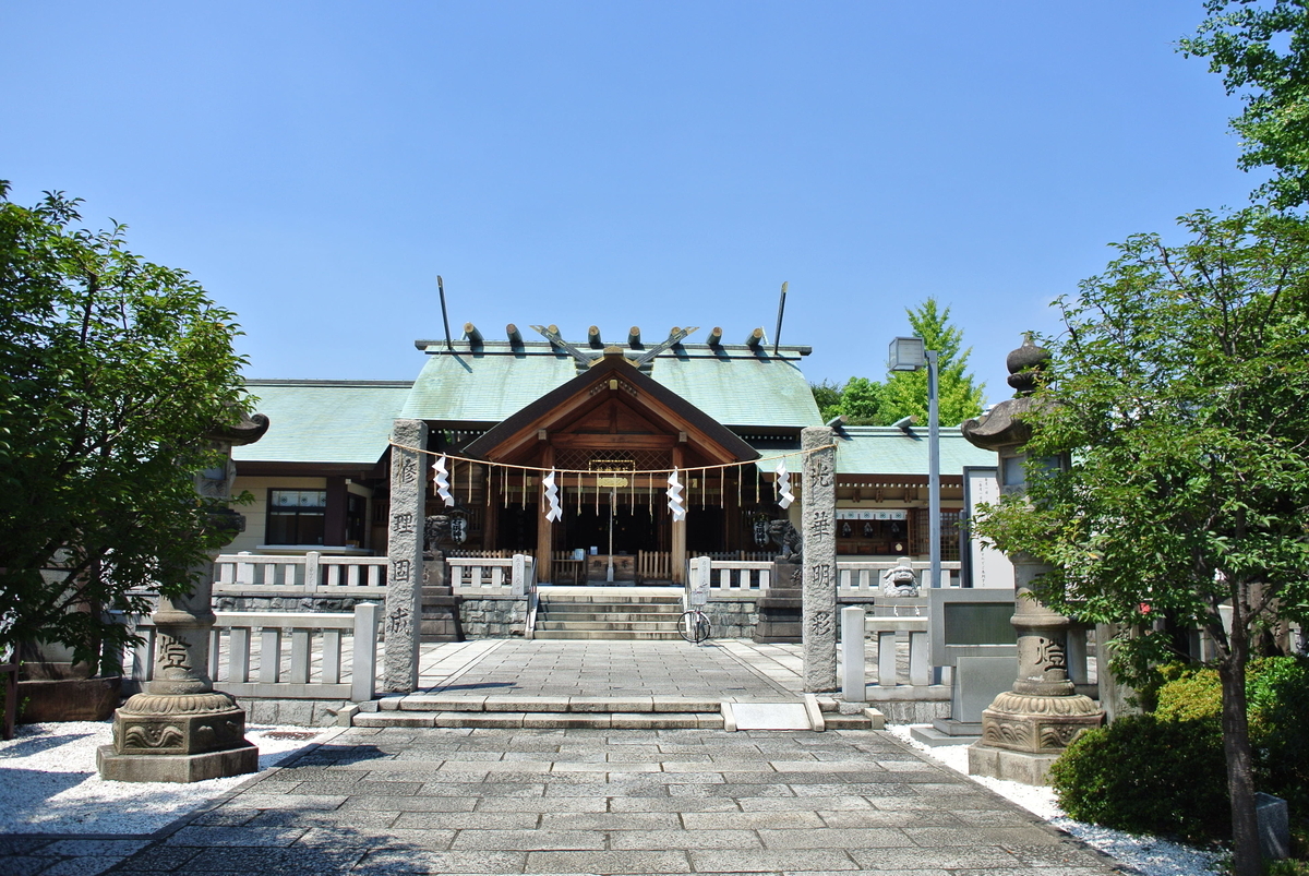 石浜神社の拝殿