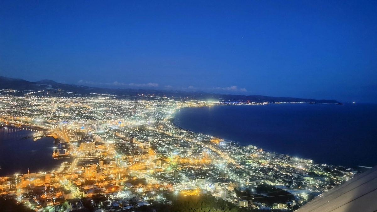 函館山から見た夜の函館の夜景