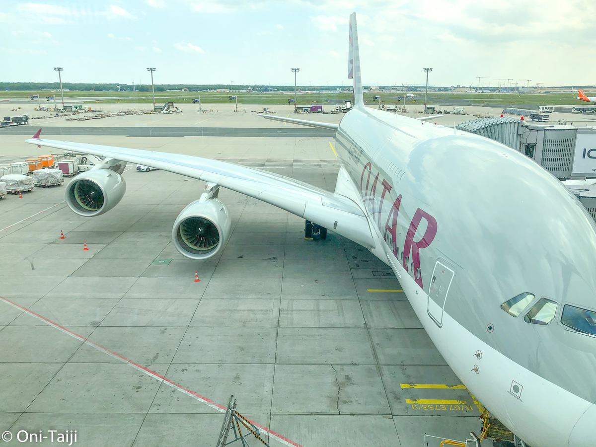 カタール航空（Qatar Airways） ビジネスクラス フライトレビュー A380