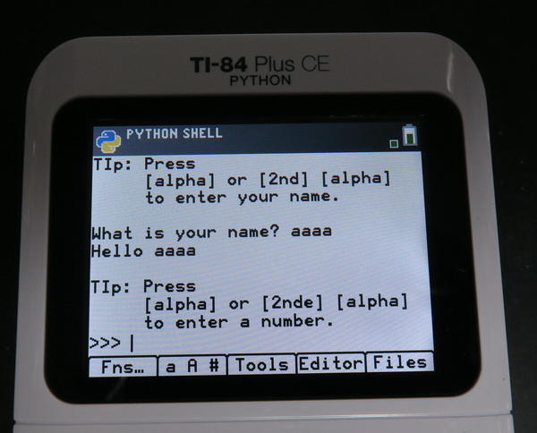 TI-84 Plus CE Python - OptoEleMechの日記