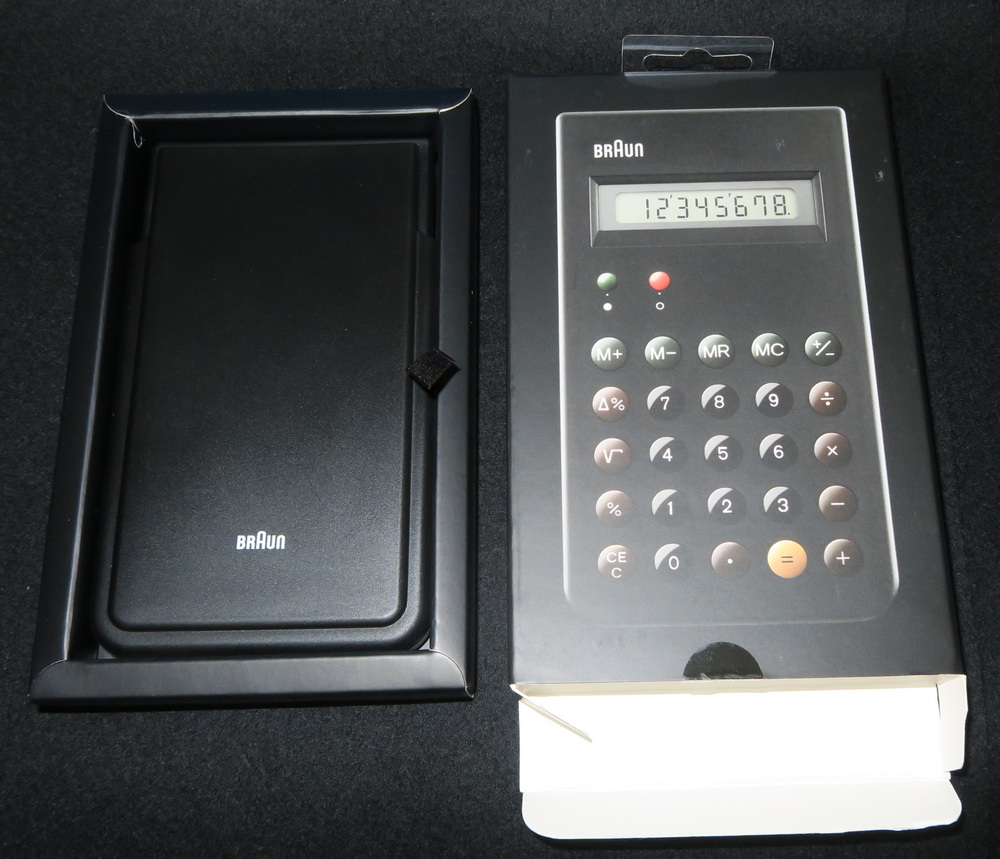 BRAUN電卓「BNE001BK」 - OptoEleMechの日記