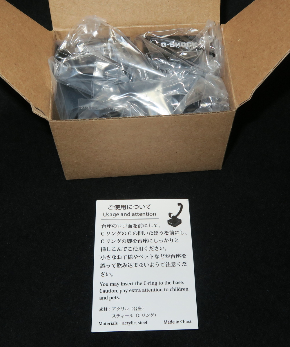 New G-SHOCK Cリングウォッチスタンド(C-RINGSTD2PSET