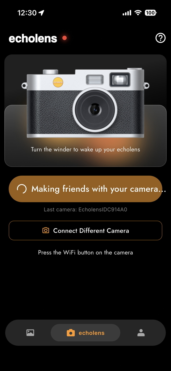 echolens - The Digital Camera That Feels Like Film - OptoEleMechの日記