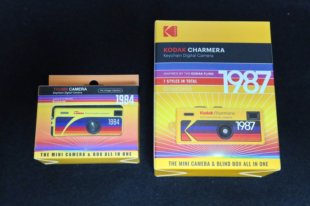 G6 THUMB CAMERA 3個セット Kodak CharmeraとG6 THUMB CAMERAの撮影