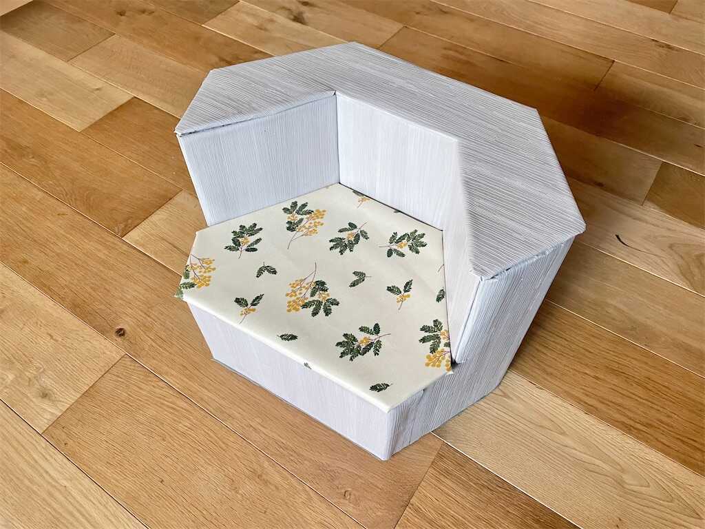 牛乳パック椅子づくり - スーさんのいえづくり