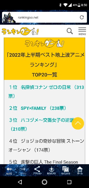 上半期アニメ １０ ４０代の選択 Osakaalpina S Diary