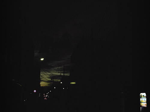 夜になる時