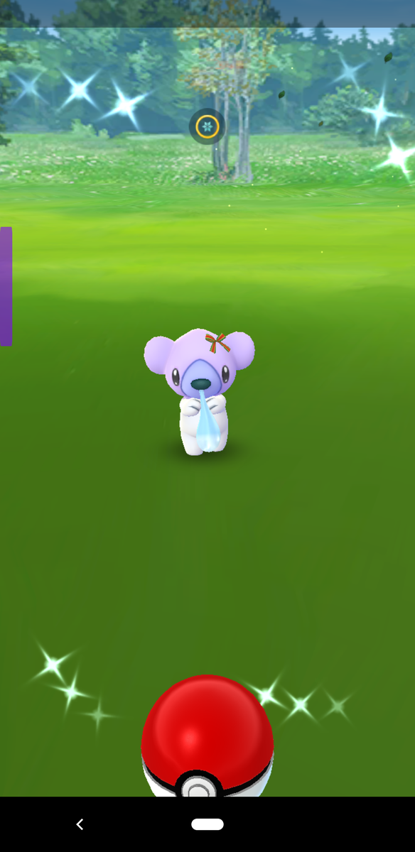 冬のポケモンgo オキザリメモチョー