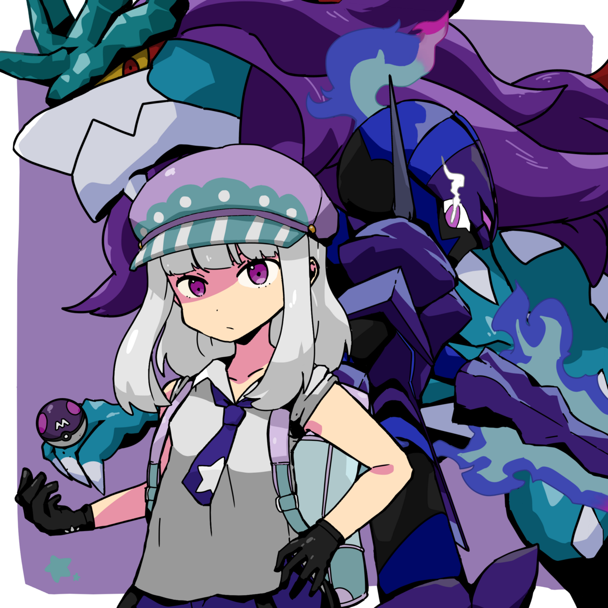 絵】ポケモンSV主人公ちゃん - オキザリメモチョー