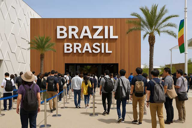 大阪万博ブラジル館のポンチョ配布はいつ？予約不要で入場する