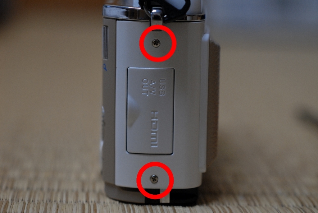 OLYMPUS E-P1 分解手順 - ガジェット修理・分解の日々