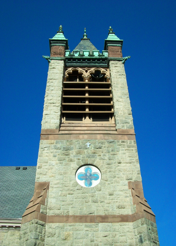 Church bell tower