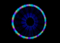 Shutter exposure rainbow wheel