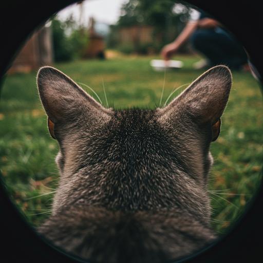 猫の耳を後ろから写した時の画像