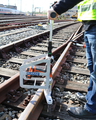 [線路枕木ボルト][レールのボルト締め][線路のボルト締め]線路の枕木ボルト締めPLARADコードレス電動レンチ3000Nm