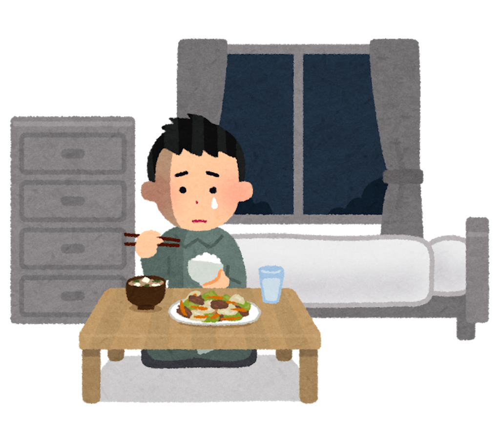 飯食 っ て 寝る