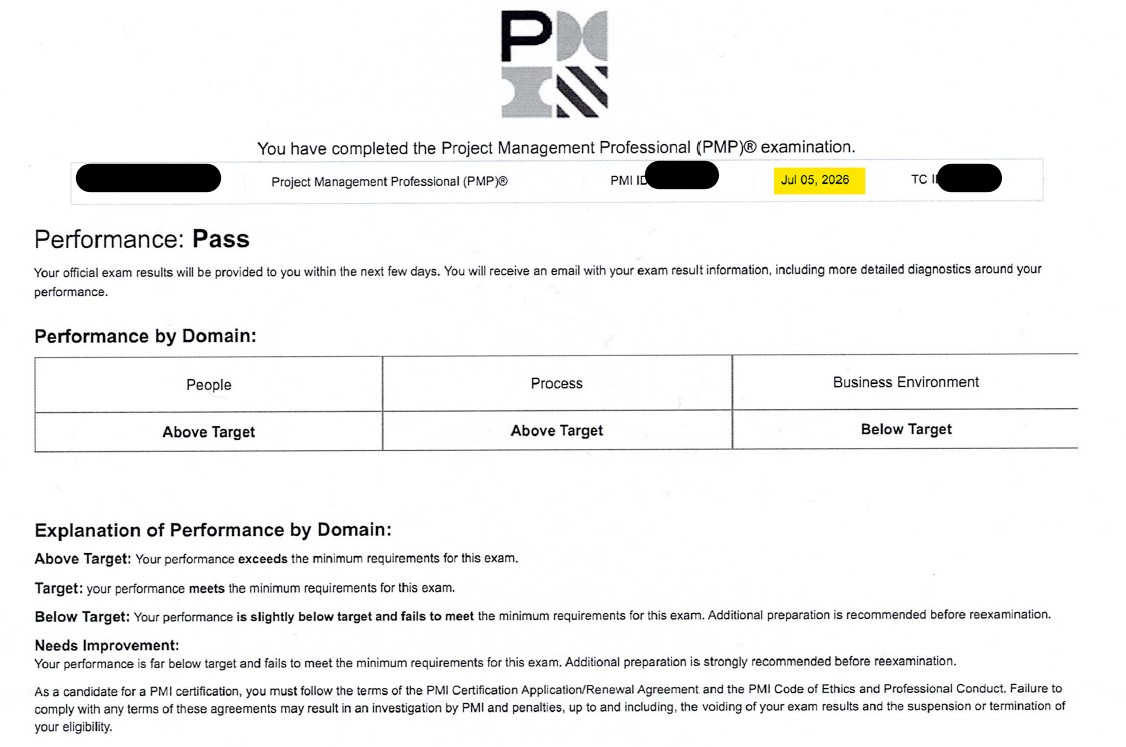 PMP試験対策　35時間研修　PMP試験合格