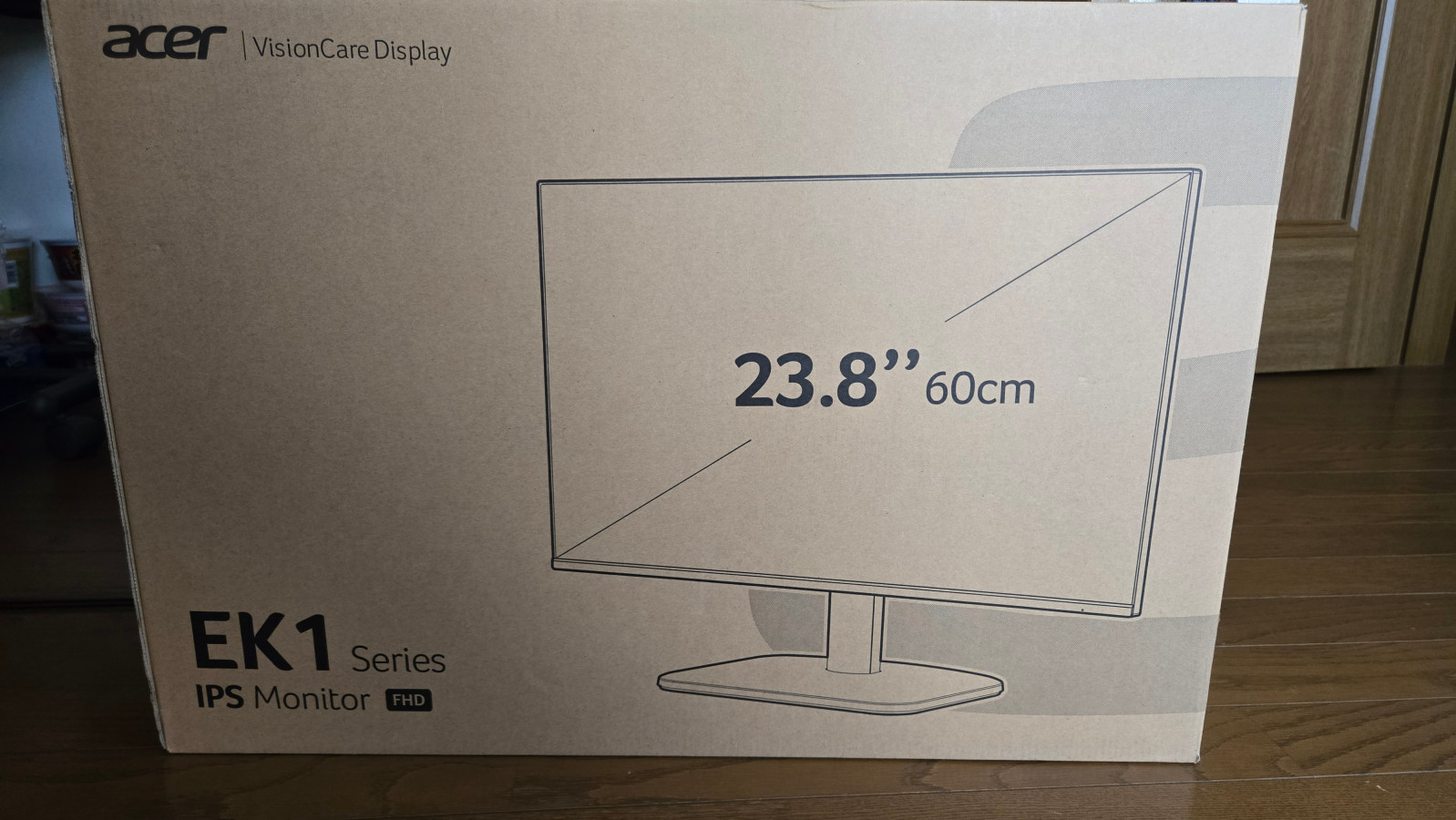 美品！【モニター】Acer EK241Y Ebmix　ブラック　値下げ依頼歓迎！ Acer EK241Y 24” IPS Full HD 100Hz 1ms Frameless Eye Care
