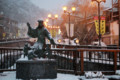 [林羅山][下呂温泉][冬][雪]