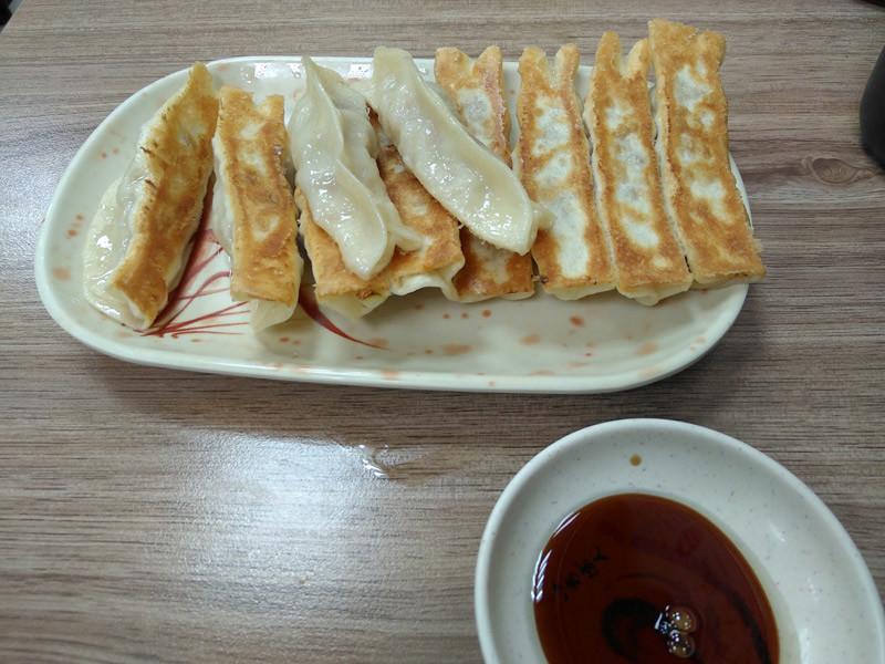 「張記」（延辺南路101巷あたり）で餃子