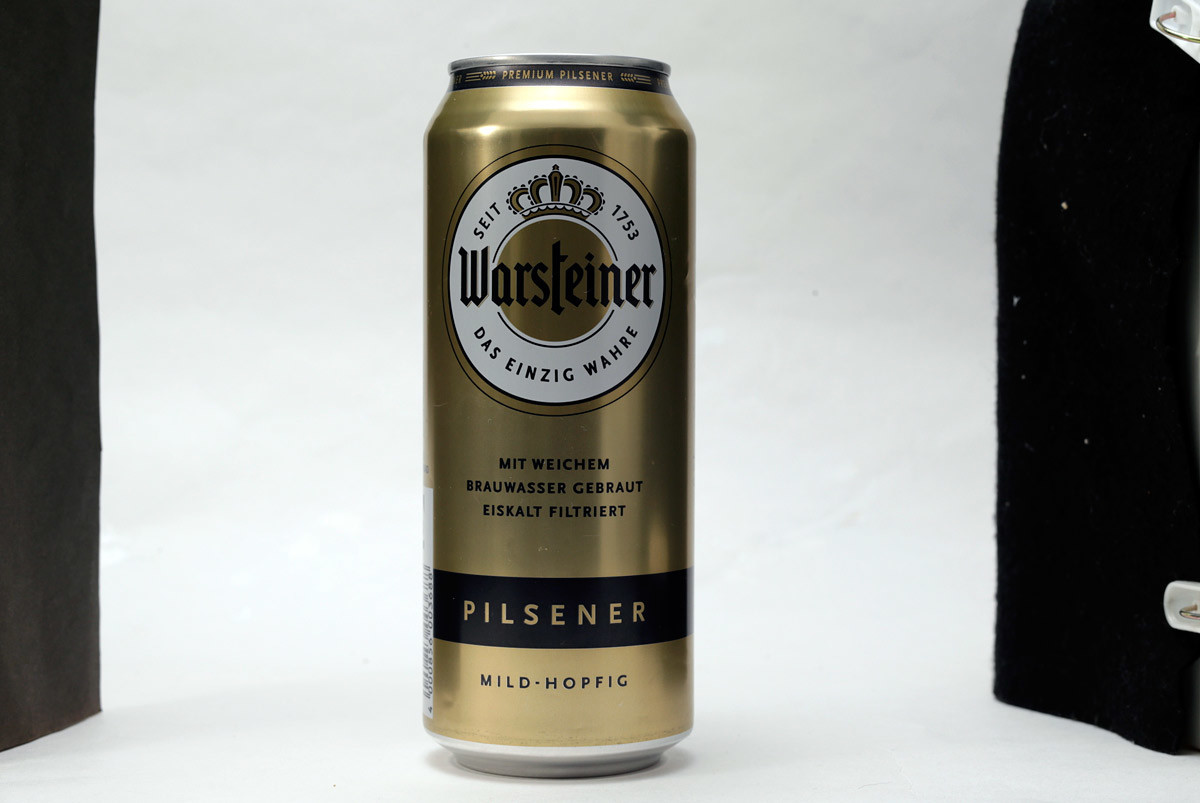 麦酒缶：Wasrsteiner（1753年、ピルスナータイプのビール、ドイツ北西地方）