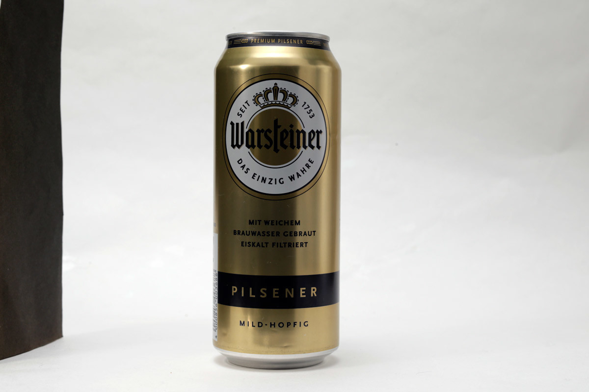 右の「黒締」取ってみたら。麦酒缶：Wasrsteiner（1753年、ピルスナータイプのビール、ドイツ北西地方）