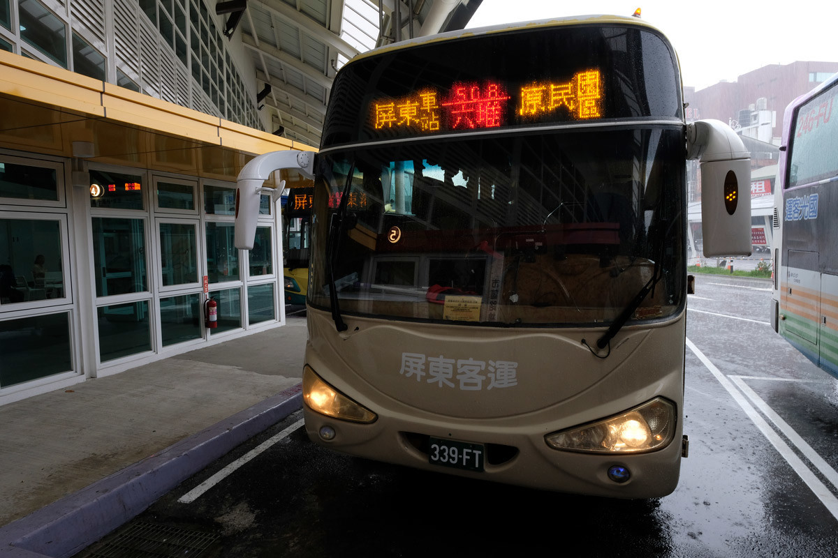 508路線：三地門原民園区行き＠屏東轉運站５番ホーム