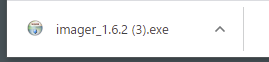 【imager_1.6.2.exe などと表示される】