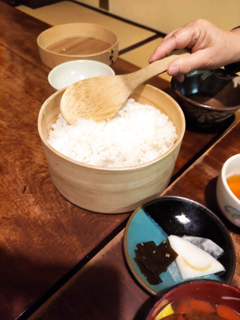 【白ご飯、美味しかった】