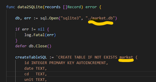 【SQLite:データベース名とテーブル名、自分で混乱の種をまいていた】