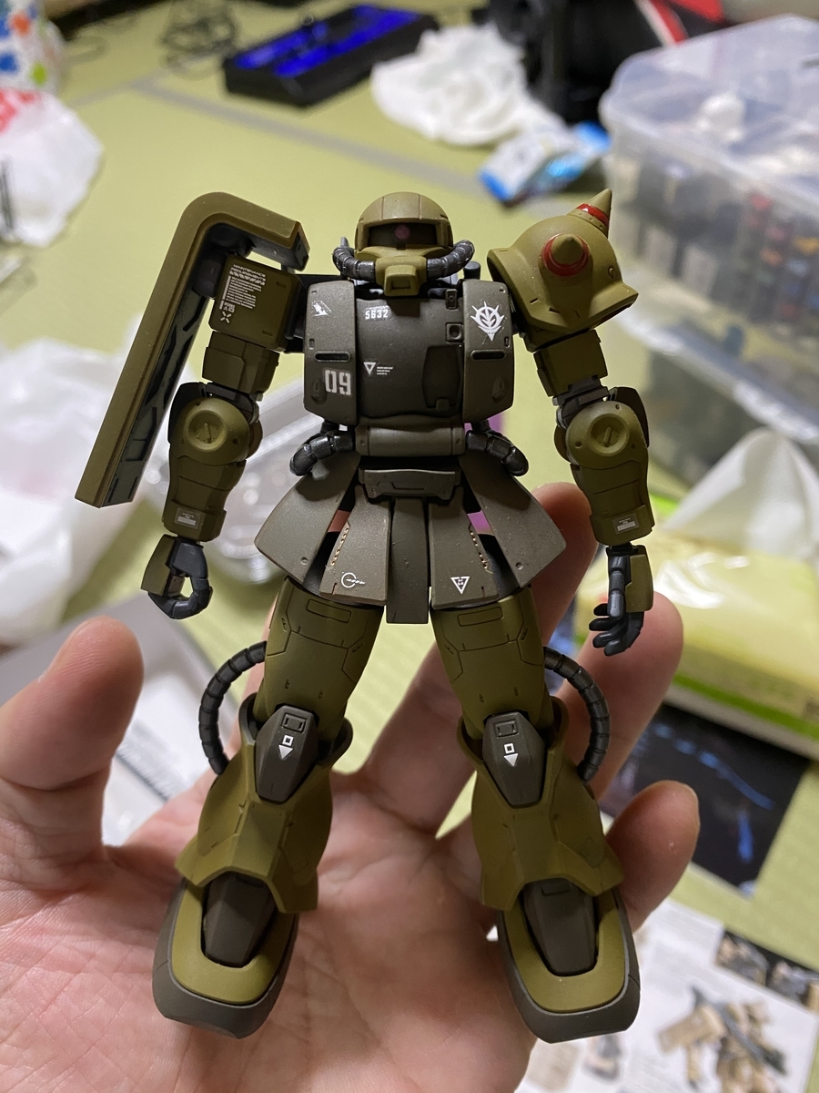 8体目 HG ザクハーフキャノン 新たな塗料でさらに高品質な