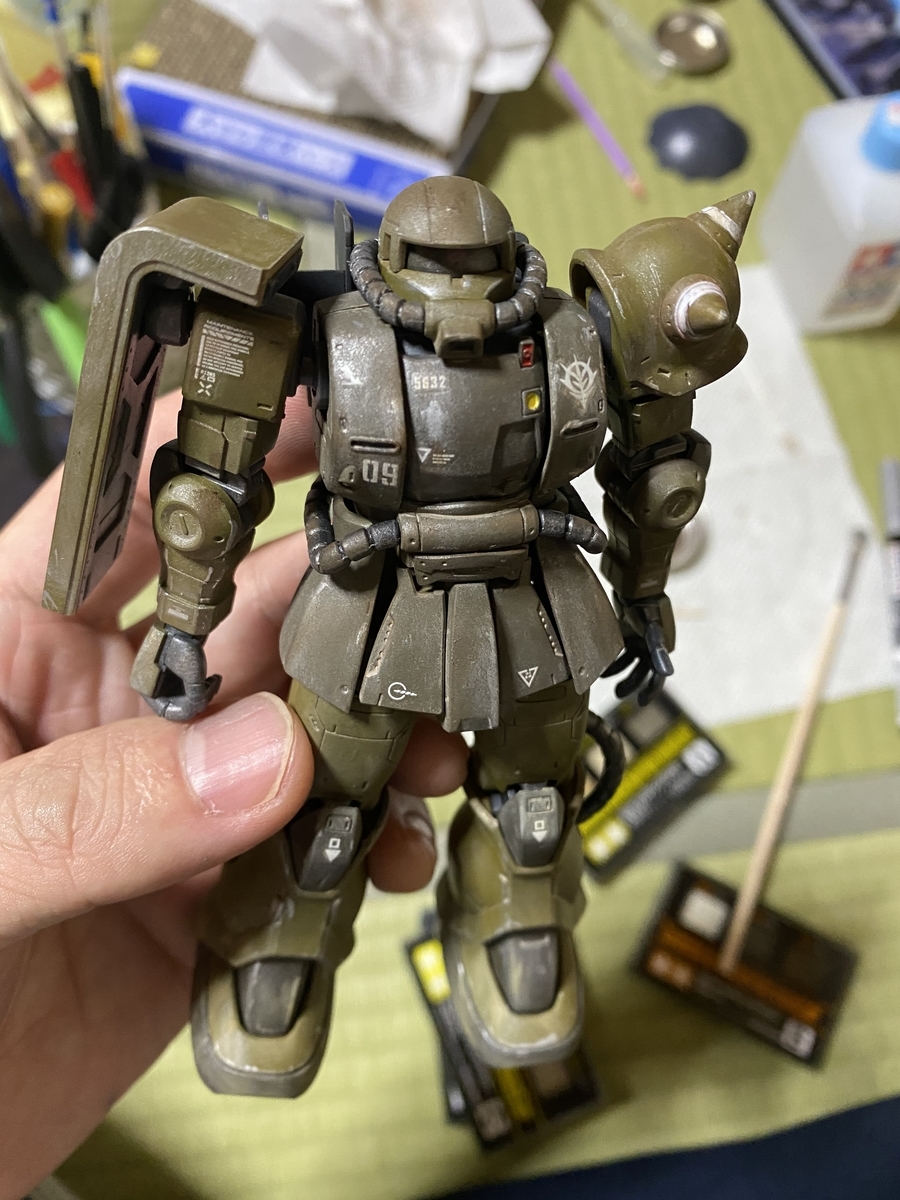 8体目 HG ザクハーフキャノン 新たな塗料でさらに高品質な