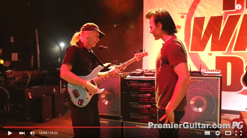 Billy Sheehan ギア紹介動画和訳 2015年11月 Premier Guitar