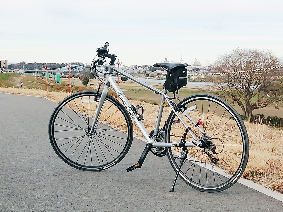 晴れた日にはクロスバイク『RAIL 700』でゆったりサイクリングに