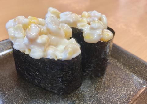 寿司屋の脇役のマヨコーン軍艦をおうちごはんで食べるならちょっと 